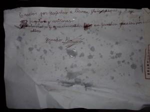 Mensaje de Alex